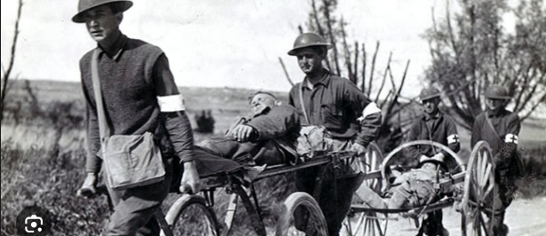 A historical photo representing the legacy of service in the Army Medical Department.